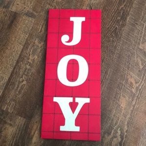 Joy Holiday Sign